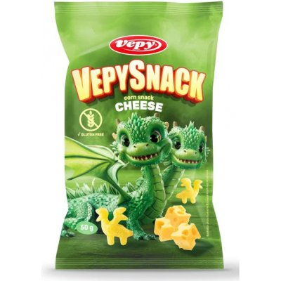 Vepy snack Kukuřičný snack s příchutí sýra bez lepku 50 g – Hledejceny.cz