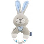 BABY MIX plyšové chrastítko medvěd modrý – Zboží Mobilmania