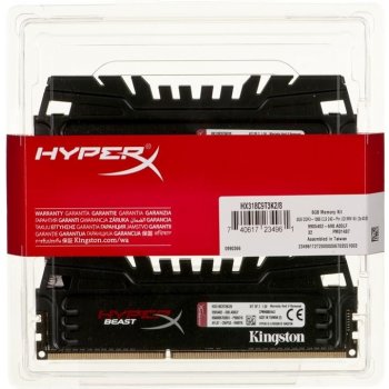 Kingston HyperX Beast DDR3 8GB (2x4GB) 1866MHz CL9 HX318C9T3K2/8