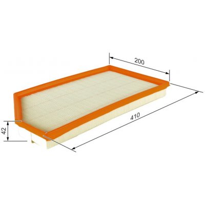 Vzduchový filtr BOSCH (BO F026400468) – Hledejceny.cz