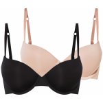 esmara push-up podprsenka 2 kusy černá/béžová – Zboží Dáma