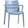 Zahradní židle a křeslo Scab Plastová židle SUNSET Antracit 2329