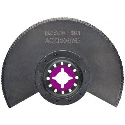 Bosch Bimetalový segmentový pilový kotouč se zvlněným výbrusem ACZ 100 SWB 100 mm – Zboží Mobilmania