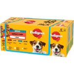 Pedigree Adult Výběr příchutí v želé s hovězím masem s kuřecím masem s jehněčím s drůbeží 48 x 100 g – Sleviste.cz