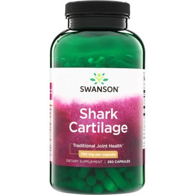 Swanson Žraločí Chrupavka Shark Cartilage 750 mg 250 kapslí – Hledejceny.cz