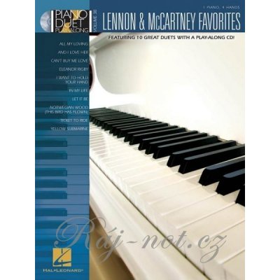 PIANO DUET PLAY-ALONG 38 LENNON & McCARTNEY FAVORITES + CD – Zbozi.Blesk.cz