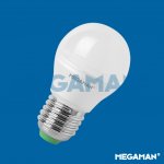 Megaman LED kapková žárovka P45 4,9W E27 studená bílá 470lm – Zbozi.Blesk.cz