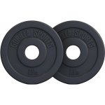Gorilla Sports zátěžové desky 2 ks cement plast 5 kg 210 mm – Hledejceny.cz