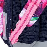 Topgal Dvoukomorový batoh s magnoliemi a barevnými tečkami Coda 21009 G – Zboží Dáma
