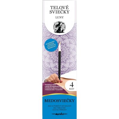 Medosviecky Jan Melichtělové svíčky Luny 4 ks – Sleviste.cz