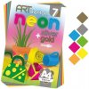 Skicák a náčrtník Blok barevného papíru výkres ART CARTON NEON A4 250g (7 ks) mix 7 barev