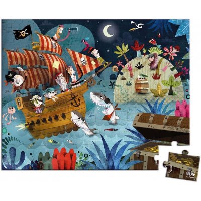 Janod Piráti a žraloci 36 dílků – Sleviste.cz