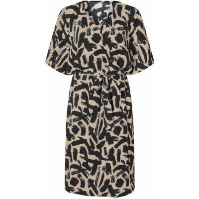 esmara Dámské šaty béžová/vzorovaná – Zboží Dáma