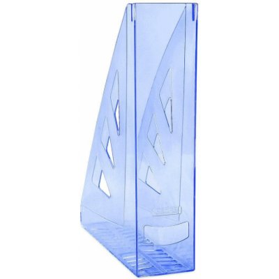 Office Products stojan na časopisy A4 70 mm transparentní modrý – Zboží Živě