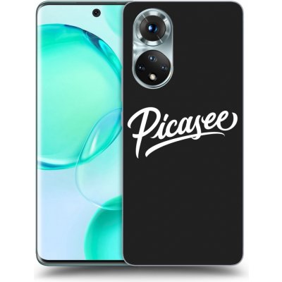 Picasee silikonové Honor 50 5G - Picasee - White černé – Zboží Mobilmania