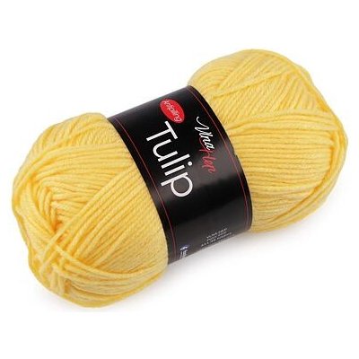 Pletací příze Tulip (100g) varianta žlutá – Zboží Mobilmania