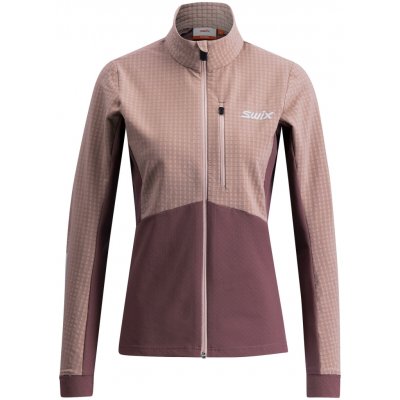 Swix Pace Hybrid Full Zip Midlayer W light plum – Zboží Mobilmania