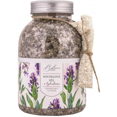 Bohemia Natur Šalvěj s bylinkami povzbuzující koupelová sůl 12 kg – Zboží Dáma