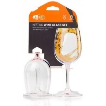 GSI Nesting Red Wine Glass Set