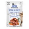 Brit Care Cat Sterilized Fillets in Jelly with Hearty Duck & Tender Turkey 85 g