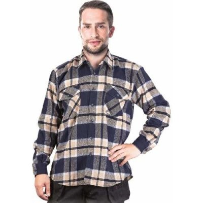 Reis KFLUX zimní flanelová košile blue – Sleviste.cz