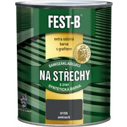 FEST-B S2141, antikorozní nátěr na železo, 0155 antracit, 0,8 kg