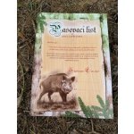 Pasovací list na lovce zvěře černé – Zboží Dáma