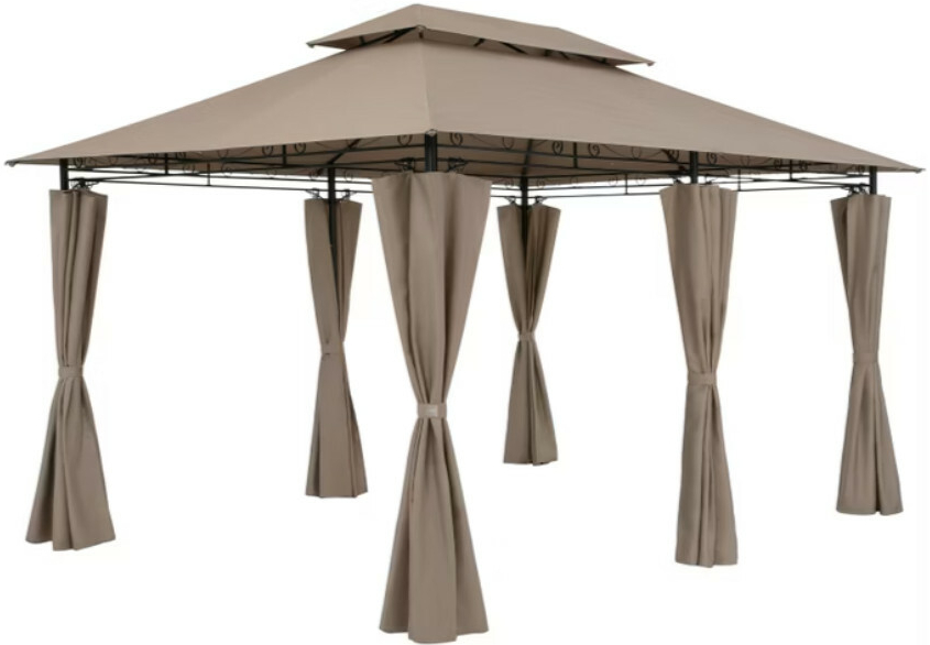 Casaria Topas 3x4m Hnědý