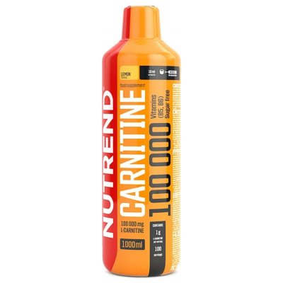 Nutrend Carnitine 100 000 1000ml Velikost: 1000ml, Příchuť: pomeranč