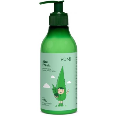 Yumi, Aloe Fresh aloe tělové mléko 300 ml – Zboží Mobilmania