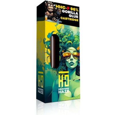 Heavens Haze Cartridge Gorilla Glue 96% HHC-P 1ml – Zboží Mobilmania