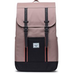 Herschel Retreat New Taupe Gray Black Shell Pink 23 l