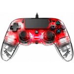 Nacon Wired Compact Controller PS4 PS4OFCPADCLRED – Hledejceny.cz