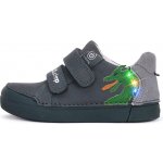 D.D.Step dětské blikající boty S068-51124 dark grey – Zboží Dáma