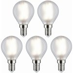 Paulmann Filament 230V LED kapka E14 5x4,8W 4000K mat 290.98 – Hledejceny.cz