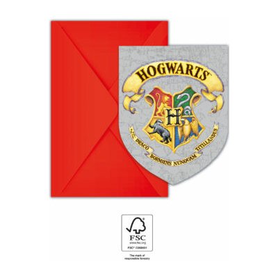 Procos Pozvánky a obálky Harry Potter Bradavice – Zbozi.Blesk.cz