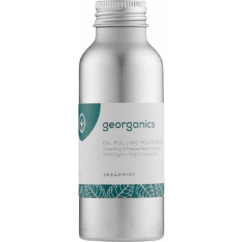 georganics Ústní voda na olejové bázi Spearmint 100 ml