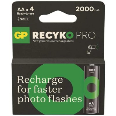 GP Batteries 1,2V 2000mAh Photo Flash 1ks B2629 HR6 – Zboží Živě