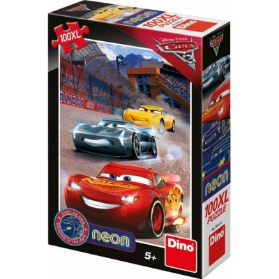 Dino Cars 3 Vítězné kolo Neon 100 dílků – Hledejceny.cz