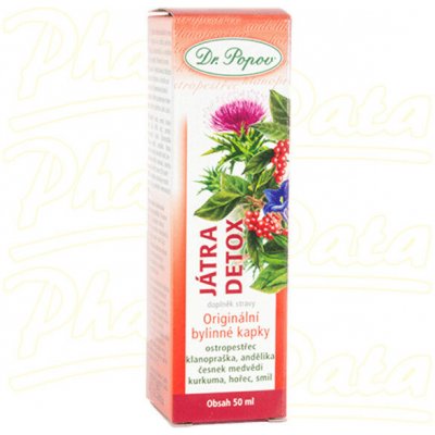 DR. POPOV Játra detox bylinné kapky 50 ml – Hledejceny.cz