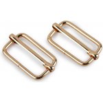 Prima-obchod Posunovač na popruhy šíře 25 mm, barva 7 růžové zlato – Sleviste.cz