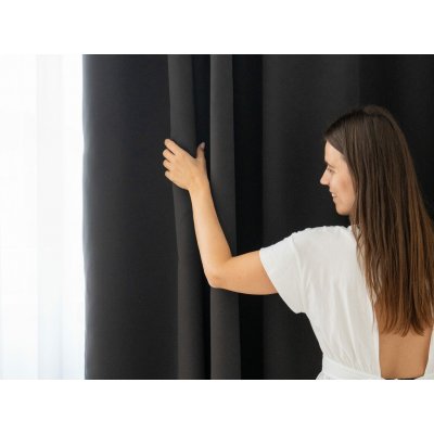 Zatemňovací závěs Blackout - černý - š. 275 cm – Hledejceny.cz