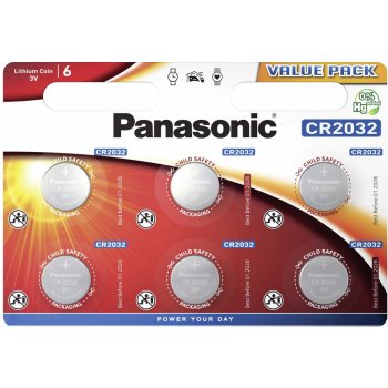Panasonic CR2032 6ks CR2032L/6BP