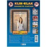 Pgum-Sill síť proti hmyzu do dveří 1x2,1/2,2m černá magnetická KLIK-KLAK – Zboží Mobilmania