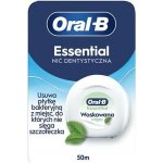 Oral-B Essential Floss Mint voskovaná dentální nit s mátovou příchutí 50 m – Hledejceny.cz