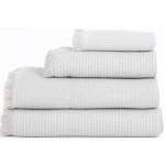 MKLuzkoviny Vaflový ručník 30 × 50 cm Florencia světle šedá – Zboží Dáma