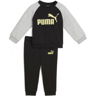 Puma Minicats Essentials Raglan Crew Set Toddler black – Zbozi.Blesk.cz
