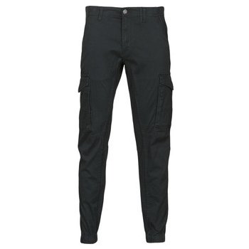 Jack & Jones pánské kalhoty JPSTPAUL JJFLAKE Slim Fit 12139912 Black