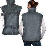 Tresko Elektrická vyhřívací dečka na záda a krk Šedá – Zboží Dáma