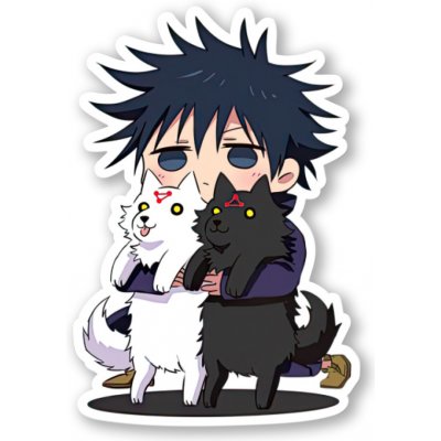 Jujutsu Kaisen Samolepka Megumi Sea Urchin Head – Zboží Živě